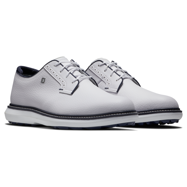 FJ TRADITIONS SPIKELESS BLUCHER - Vit/Vit/Blå