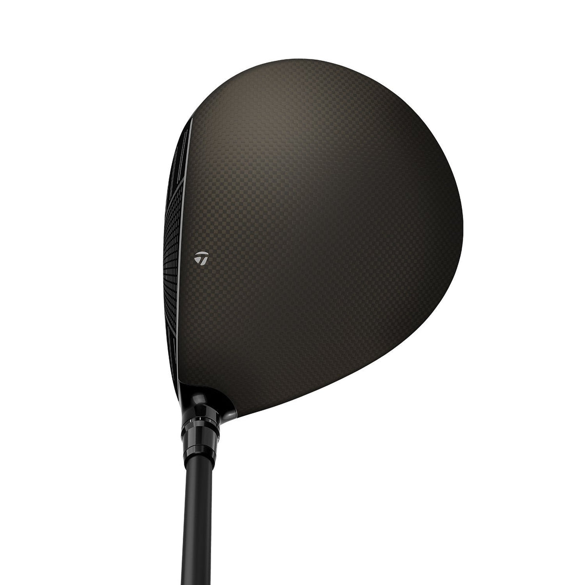 TaylorMade Qi4D Low Spin driver, vy uppifrån vid adress
