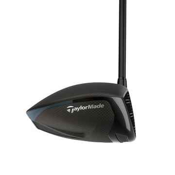 TaylorMade Qi4D Low Spin driver sedd från tåsidan