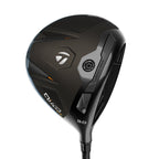 TaylorMade Qi4D Low Spin driver, klubbhuvudet sett snett framifrån