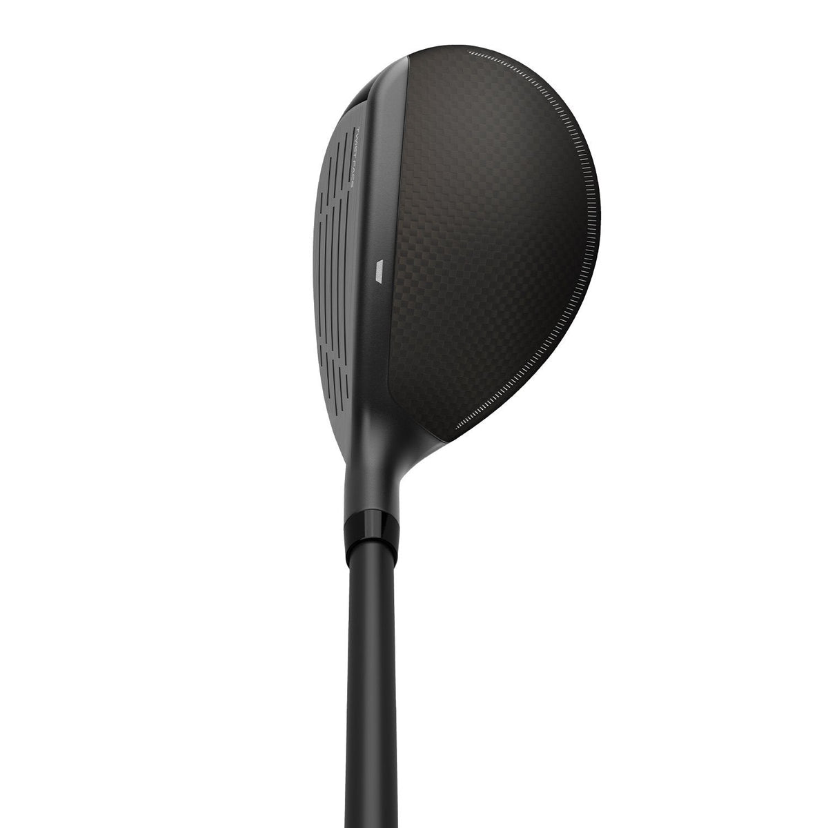 TaylorMade Qi4D Max Rescue hybrid sedd från sidan