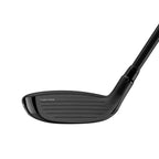 TaylorMade Qi4D Rescue hybrid sedd uppifrån vid adress